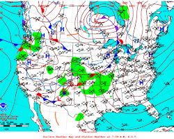 weather forecast showing an inaccurate prediction