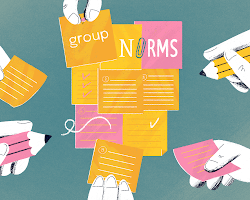 family group chat with clear communication norms