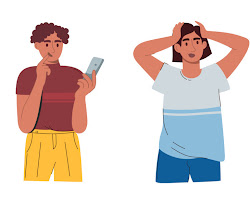 person with a confused expression on their face