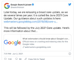 June 2021 Core Update Google Core Update
