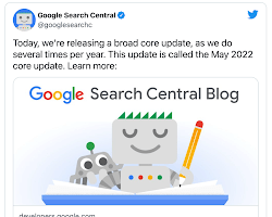 May 2022 Core Update Google Core Update