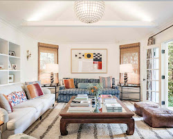 Vintage furniture blended with modern furniture