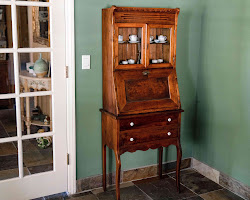 Vintage furniture that has been repurposed