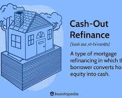 borrower looking at a table of different refinancing options