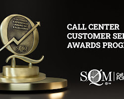 call center agent receiving an award