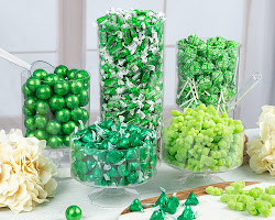 candy buffet with eco-friendly containers