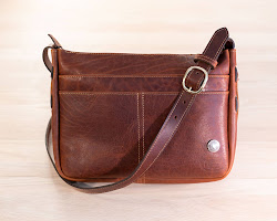 crossbody bag made from leather