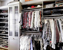 custom closet that maximizes space
