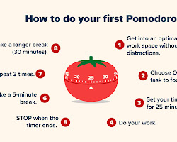 flashcards, online resources, and a Pomodoro timer