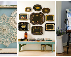 living room with family heirlooms and vintage photographs