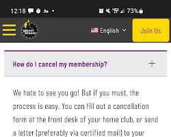 person canceling a subscription
