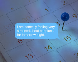 person making plans with another person, but then cancelling at the last minute