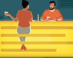 person talking to another person on a dating app