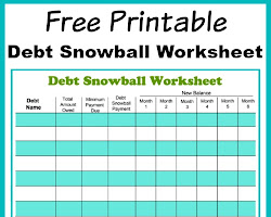 person with a debt snowball chart