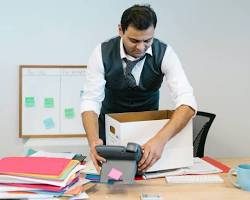 person working in a clutter-free workspace.