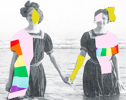 two people standing together, holding hands, with one person looking more independent than the other